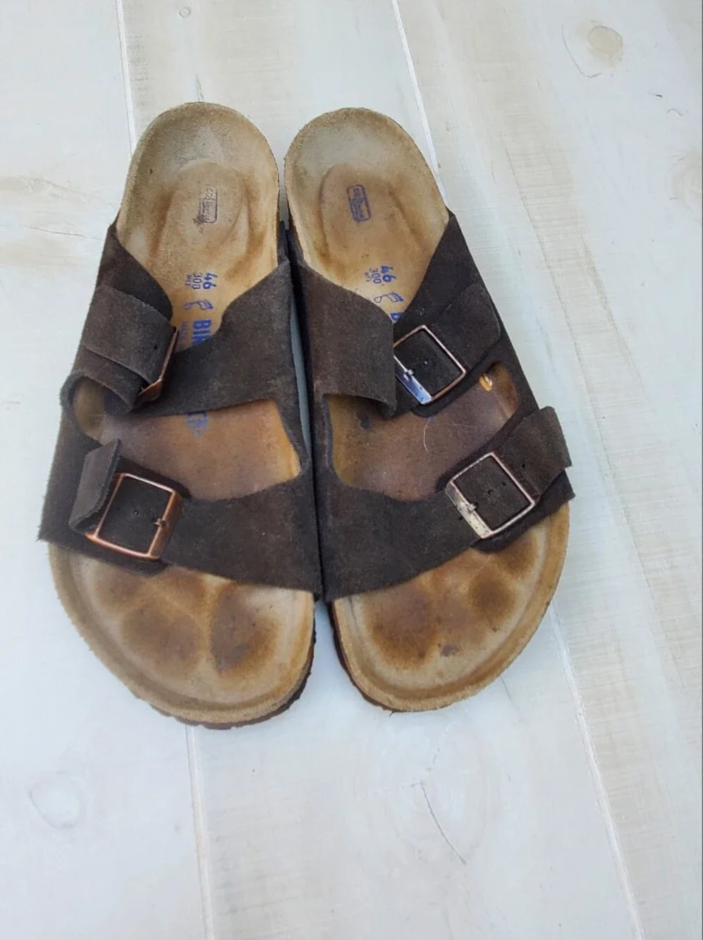 Birkenstock Arizona Suede Soft Footbed Size 13